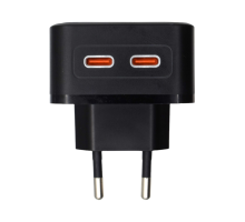 Зарядний пристрій Monoko MAC012 PD+QC3.0 40W 2USB-C black PLS-00-00121101