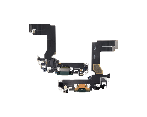 Шлейф iPhone 13 mini з роз'ємом зарядки green (Original Used) PLS-00-00093533