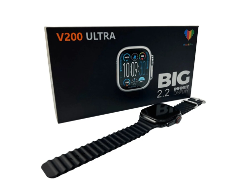 Смарт годинник BIG V200 Ultra black PLS-00-00161257