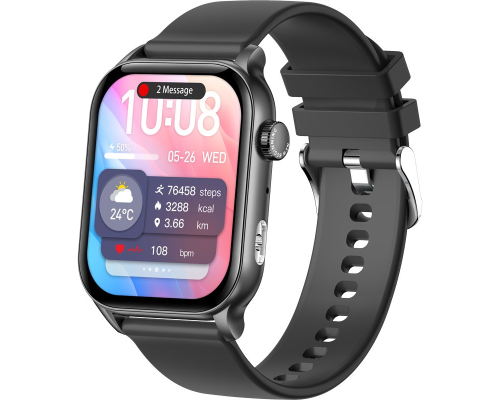 Смарт годинник Gelius Amazwatch Light GP-SW015 black PLS-00-00161377