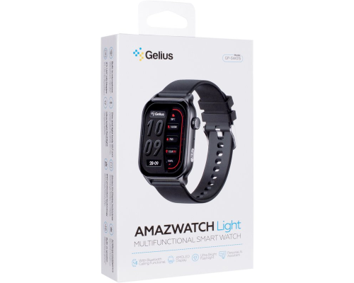Смарт годинник Gelius Amazwatch Light GP-SW015 black PLS-00-00161377