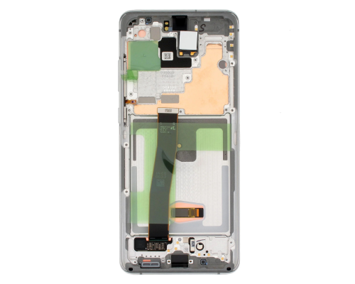 Дисплей Samsung G988 Galaxy S20 Ultra з сенсором та рамкою white (Original) PLS-00-00090876