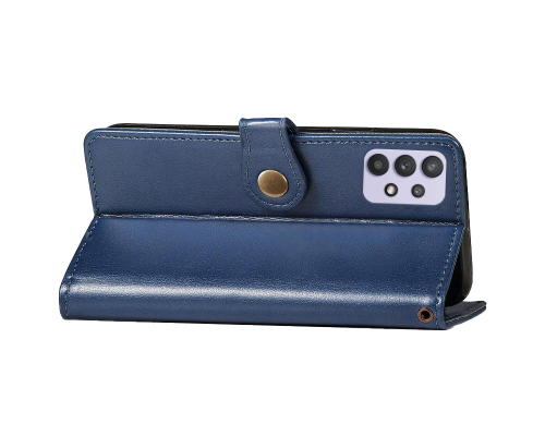 Чохол-книжка Leather GETMAN with card holder Samsung A135 Galaxy A13 blue PLS-00-00148240