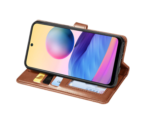 Чохол-книжка Leather GETMAN with card holder Samsung M356 Galaxy M35 5G brown PLS-00-00148260