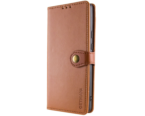 Чохол-книжка Leather GETMAN with card holder Samsung M356 Galaxy M35 5G brown PLS-00-00148260