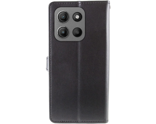 Чохол-книжка Leather GETMAN with card holder Motorola Moto G15 black PLS-00-00148156