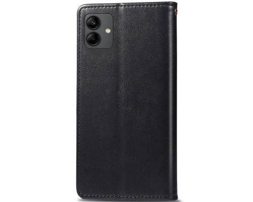 Чохол-книжка Leather GETMAN with card holder Samsung A075 Galaxy A07 black PLS-00-00148231