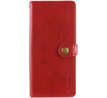 Чохол-книжка Leather GETMAN with card holder Motorola Moto E13 red PLS-00-00148155