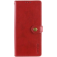 Чохол-книжка Leather GETMAN with card holder Motorola Moto E13 red PLS-00-00148155