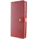 Чохол-книжка Leather GETMAN with card holder Motorola Moto E13 red PLS-00-00148155