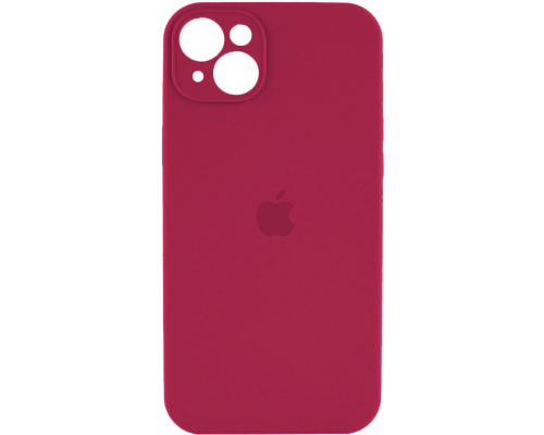 Чохол Silicone Case Full Camera Protective iPhone 14 maroon PLS-00-00116512