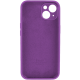 Чохол Silicone Case Full Camera Protective iPhone 15 purple PLS-00-00116493