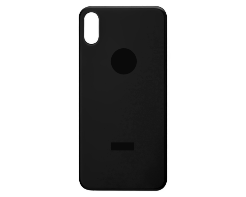 Задня кришка iPhone XS black (Більший отвір) PLS-00-00036428