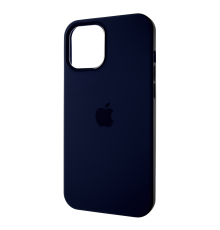 Чохол Silicone Case Full з MagSafe та Анімацією iPhone 12 Pro Max deep navy PLS-00-00109110