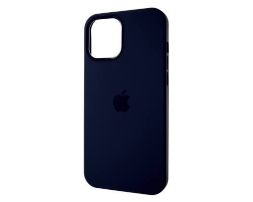 Чохол Silicone Case Full з MagSafe та Анімацією iPhone 12 Pro Max deep navy PLS-00-00109110