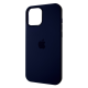 Чохол Silicone Case Full з MagSafe та Анімацією iPhone 12 Pro Max deep navy PLS-00-00109110