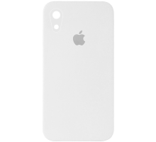 Чохол Silicone Case Квадратні Борти Full Camera iPhone XR white PLS-00-00104669