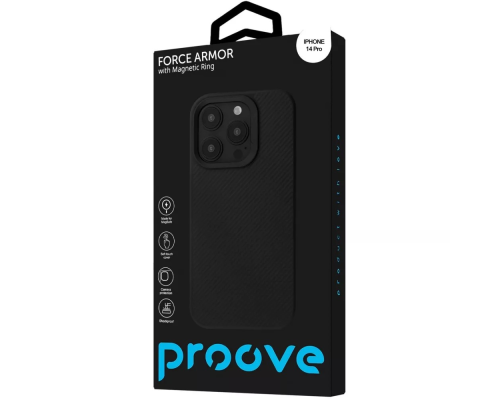 Чохол Proove Force Armor Case with Magnetic Ring iPhone 14 Pro black PLS-00-00144736