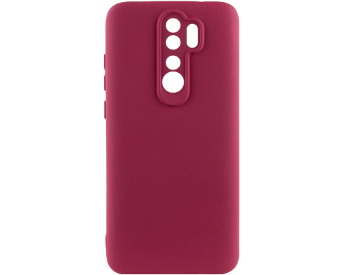 Чохол Silicone Cover Full Camera Xiaomi Redmi Note 8 Pro marsala PLS-00-00106036