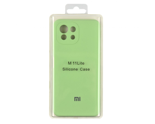 Чохол Silicone Cover Full Camera Xiaomi Mi 11 Lite black PLS-00-00112252
