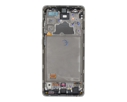 Дисплей Samsung A725 Galaxy A72 (2021) з сенсором та рамкою white (Original Assembled) PLS-00-00152799