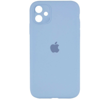 Чохол Silicone Case Квадратні Борти Full Camera iPhone 11 cornflower PLS-00-00116664