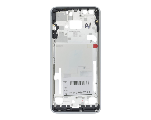 Рамка дисплея Google Pixel 3 clearly white (Original China) PLS-00-00044429