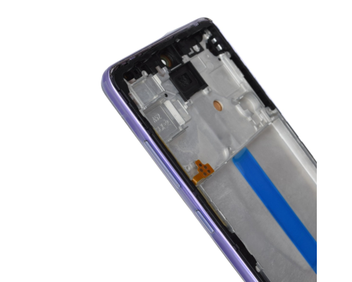 Дисплей Samsung A525 Galaxy A52 (2021) з сенсором та рамкою violet (OLED) (Big size) PLS-00-00138927