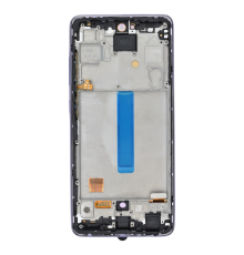 Дисплей Samsung A525 Galaxy A52 (2021) з сенсором та рамкою violet (OLED) (Big size) PLS-00-00138927
