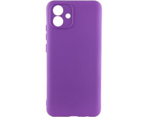 Чохол Silicone Cover Full Camera Samsung A042 Galaxy A04e purple PLS-00-00106690