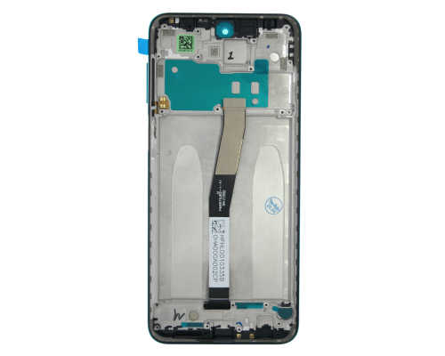 Дисплей Xiaomi Redmi Note 9 Pro з сенсором та рамкою green PLS-00-00080347