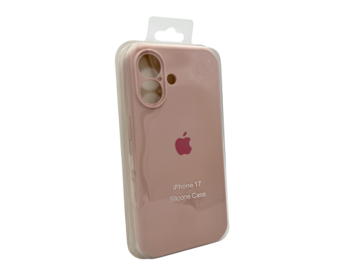 Чохол Silicone Case Full Camera Protective для iPhone 17 pink sand PLS-00-00155223