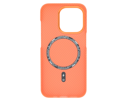 Чохол Pitaka Ultra Slim with Magnetic для iPhone 15 Pro Max twill orange (OEM) PLS-00-00162067