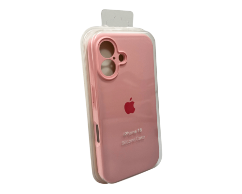 Чохол Silicone Case Full Camera Protective для iPhone 16 pink PLS-00-00130770
