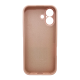 Чохол Silicone Case Full Camera Protective для iPhone 17 pink sand PLS-00-00155223