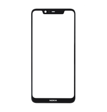 Скло дисплея Nokia 5.1 Plus Dual Sim (TA-1109) black (Original China) PLS-00-00073523