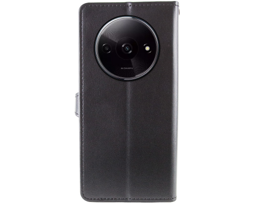 Чохол-книжка Leather GETMAN with card holder Xiaomi Redmi A3 black PLS-00-00129000