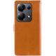 Чохол-книжка Leather GETMAN with card holder Xiaomi Redmi Note 13 4G brown PLS-00-00129059