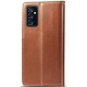 Чохол-книжка Leather GETMAN with card holder Samsung M346 Galaxy M34 5G brown PLS-00-00128886