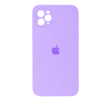 Чохол Silicone Case Квадратні Борти Full Camera iPhone 11 Pro Max light purple PLS-00-00107592