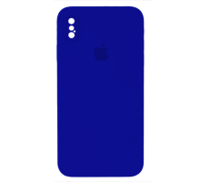 Чохол Silicone Case Квадратні Борти Full Camera iPhone X (XS) royal blue PLS-00-00107573