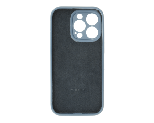 Чохол Silicone Case Full Camera Protective iPhone 16 Pro blue PLS-00-00130577