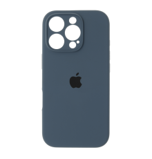 Чохол Silicone Case Full Camera Protective iPhone 16 Pro blue PLS-00-00130577