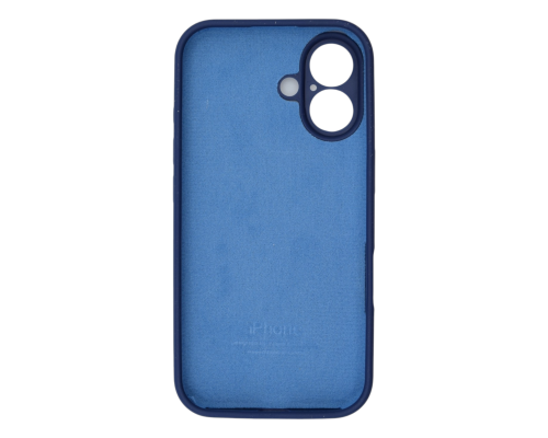 Чохол Silicone Case Full Camera Protective iPhone 16 Plus navy blue PLS-00-00130590