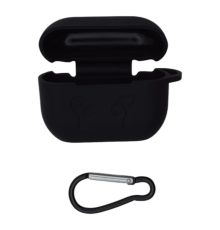 Чохол Silicone Case Slim with Carbine for AirPods Pro black PLS-00-00133689