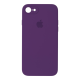Чохол Silicone Case Квадратні Борти Full Camera iPhone 7 amethyst PLS-00-00123114