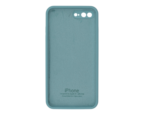 Чохол Silicone Case Квадратні Борти Full Camera iPhone 7 Plus sea blue PLS-00-00123124