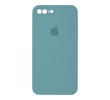 Чохол Silicone Case Квадратні Борти Full Camera iPhone 7 Plus sea blue PLS-00-00123124