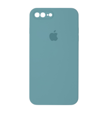 Чохол Silicone Case Квадратні Борти Full Camera iPhone 7 Plus sea blue PLS-00-00123124