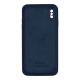Чохол Silicone Case Квадратні Борти Full Camera iPhone XS Max navy blue PLS-00-00123135
